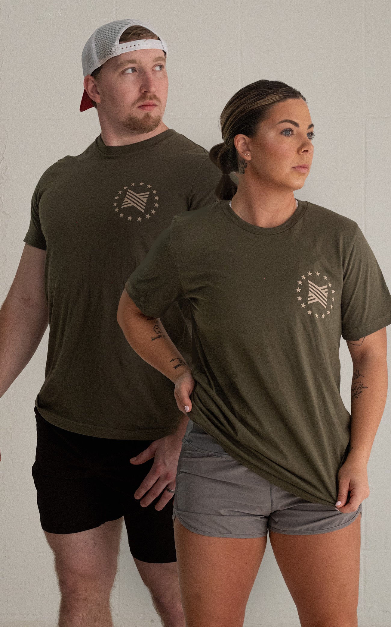 United Olive Tee