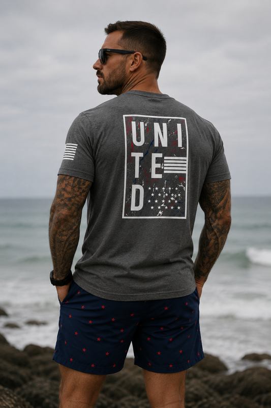 United Red, White, Blue Tee