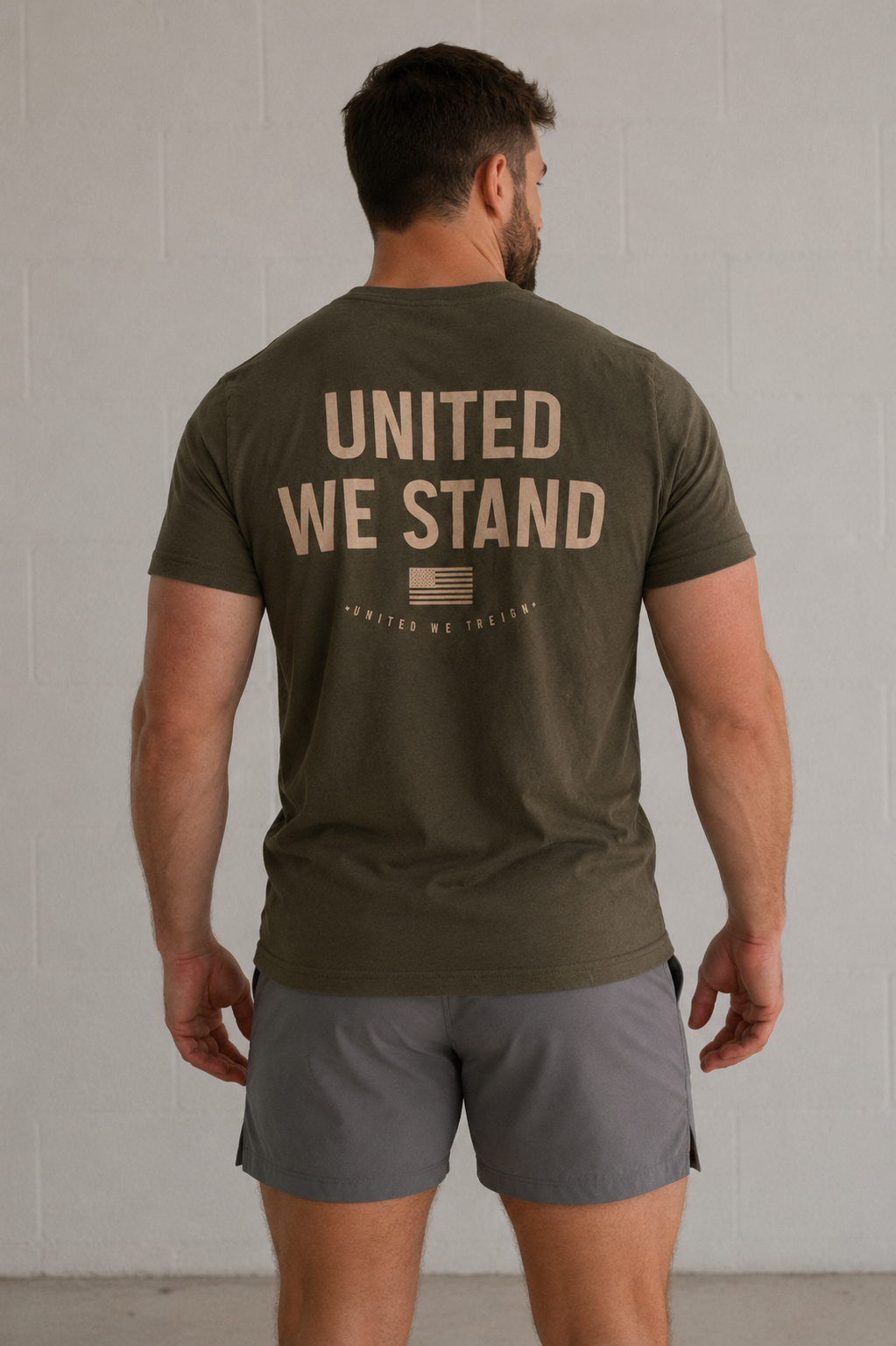 United Olive Tee